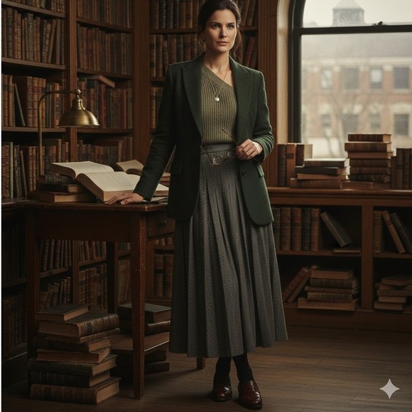 360Cashmere Lena Sweater One Shoulder Olive Green X Small Medium Luxury NWT $403 - Picture 9 of 9